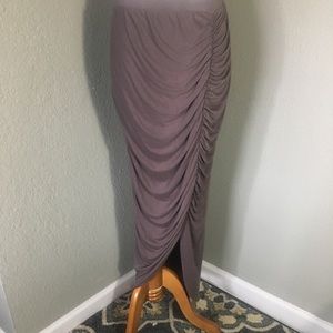 Mossimo Light Brown Long Skirt
